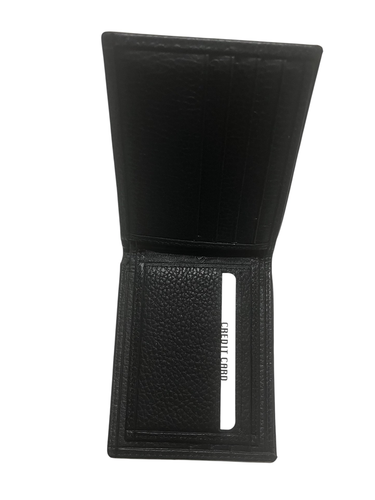 Siyah Çok Bölümlü Çok Amaçlı Erkek Hakiki Deri Cüzdan