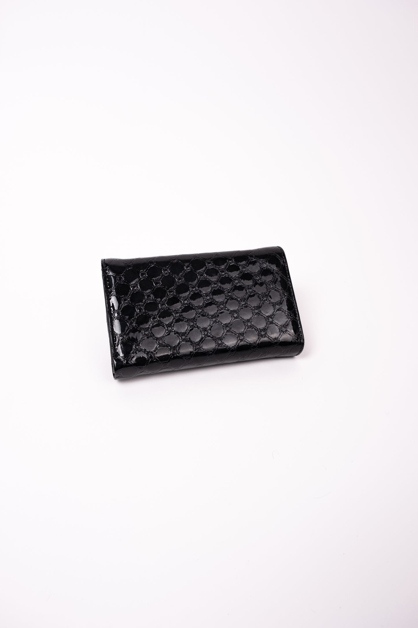 Shiny Leather Multi-Purpose Women's Wallet Style 15304/Black