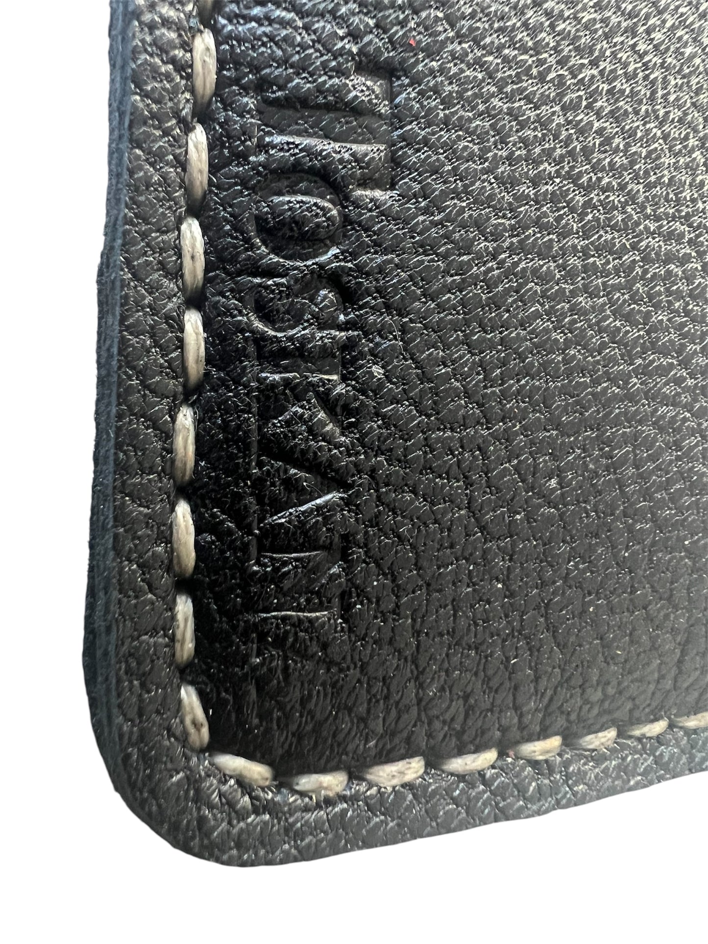 Siyah Hakiki Deri Günlük ve Pratik Uniseks Kredi Kartlık