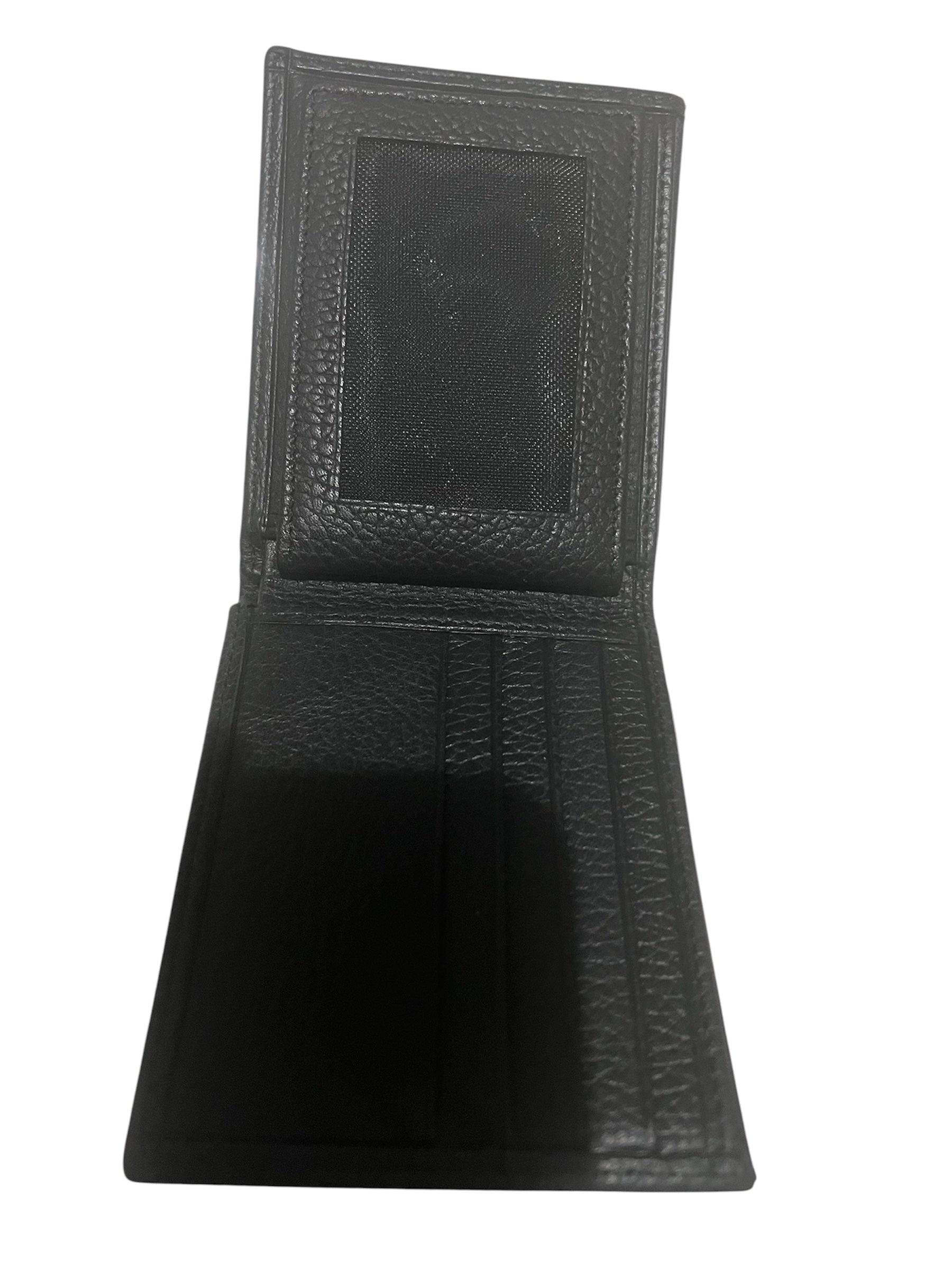 Siyah Çok Bölümlü Çok Amaçlı Erkek Hakiki Deri Cüzdan