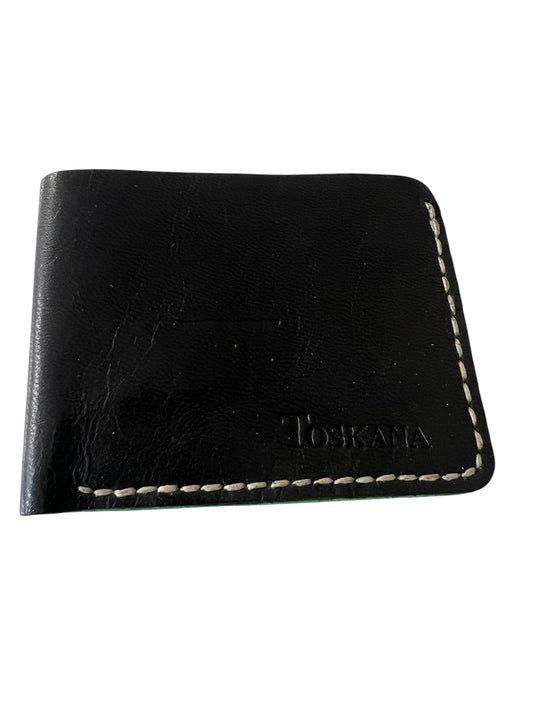 Siyah Yeşil Hakiki Deri Erkek Cüzdan   Style 15208SY