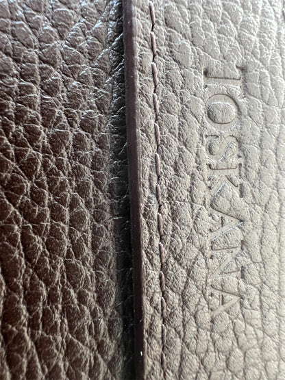 Kahverengi Çok Amaçlı Fermuarlı Şık Kadın Hakiki Deri Cüzdan