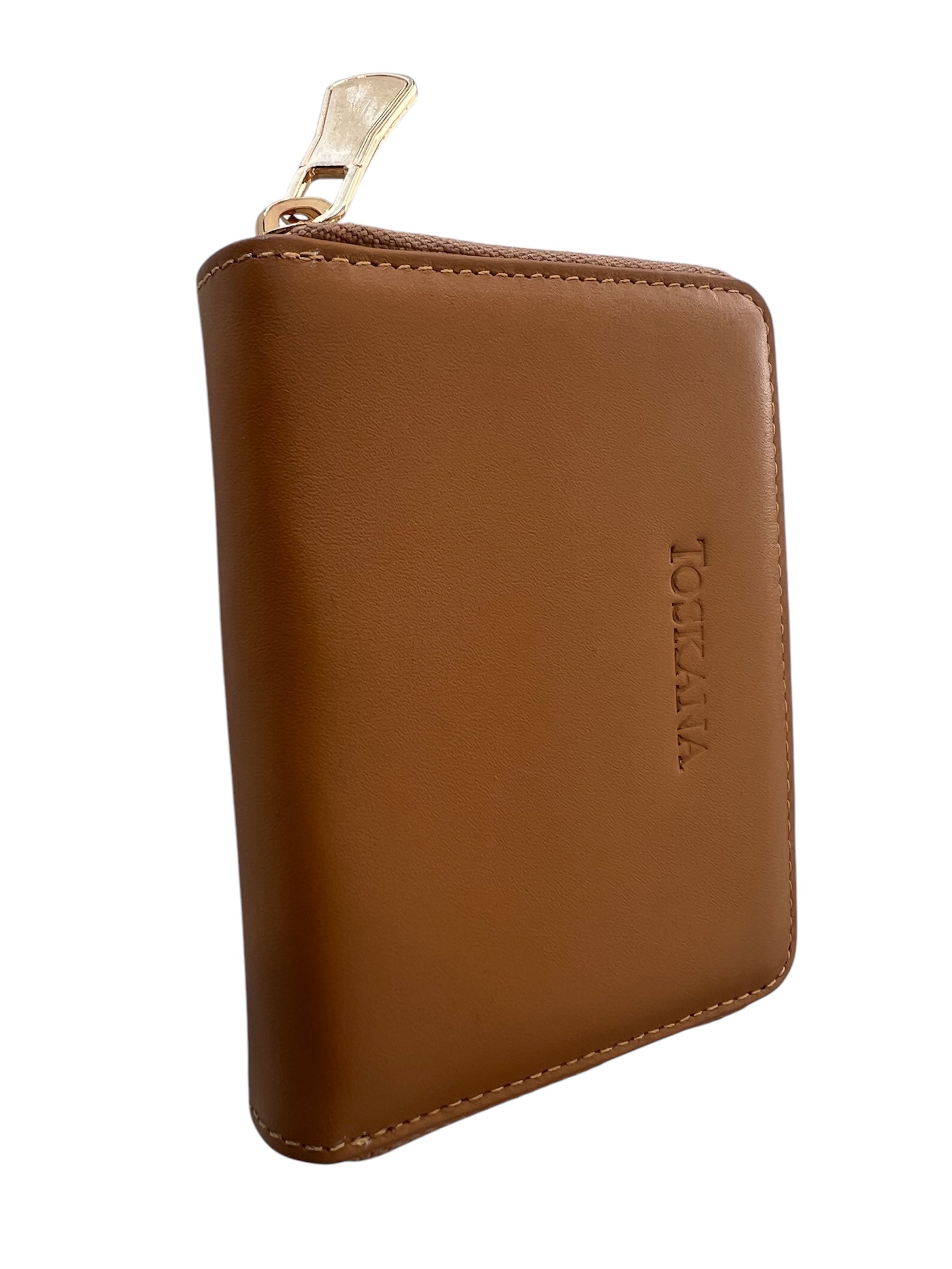 Taba Fermuarlı Kadın Hakiki Deri Cüzdan