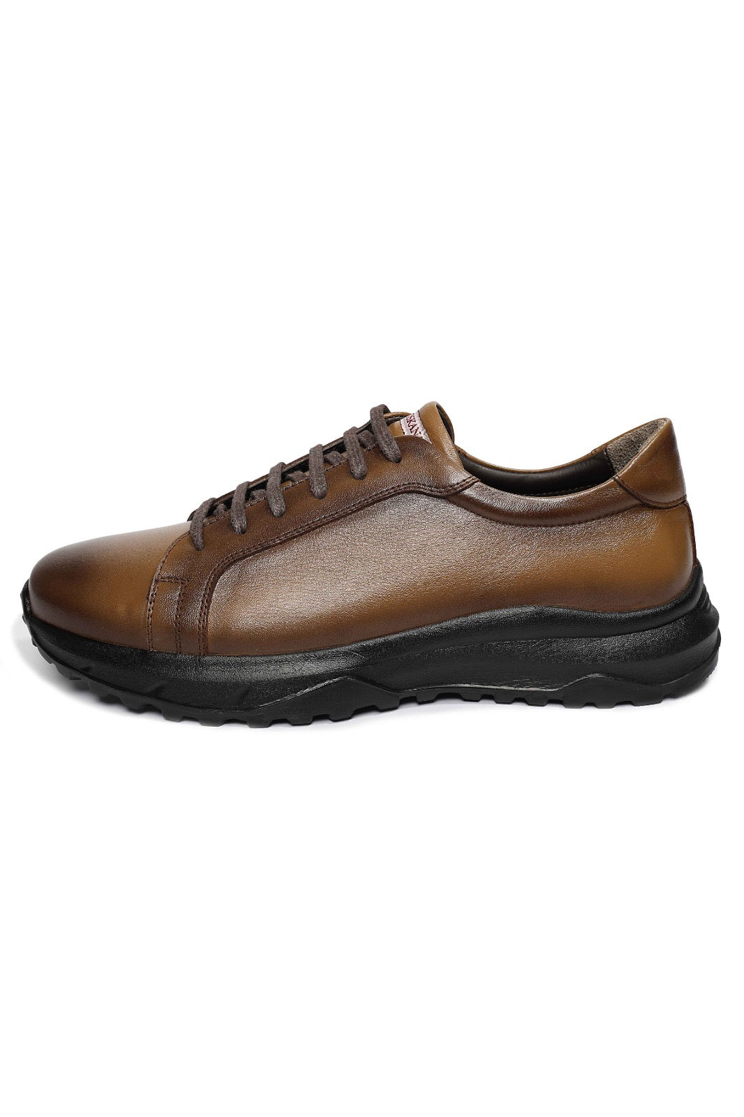 Toskana Design Hardal-Kahve Deri Erkek Spor Ayakkabı | İtalyan Derisi 300-4004