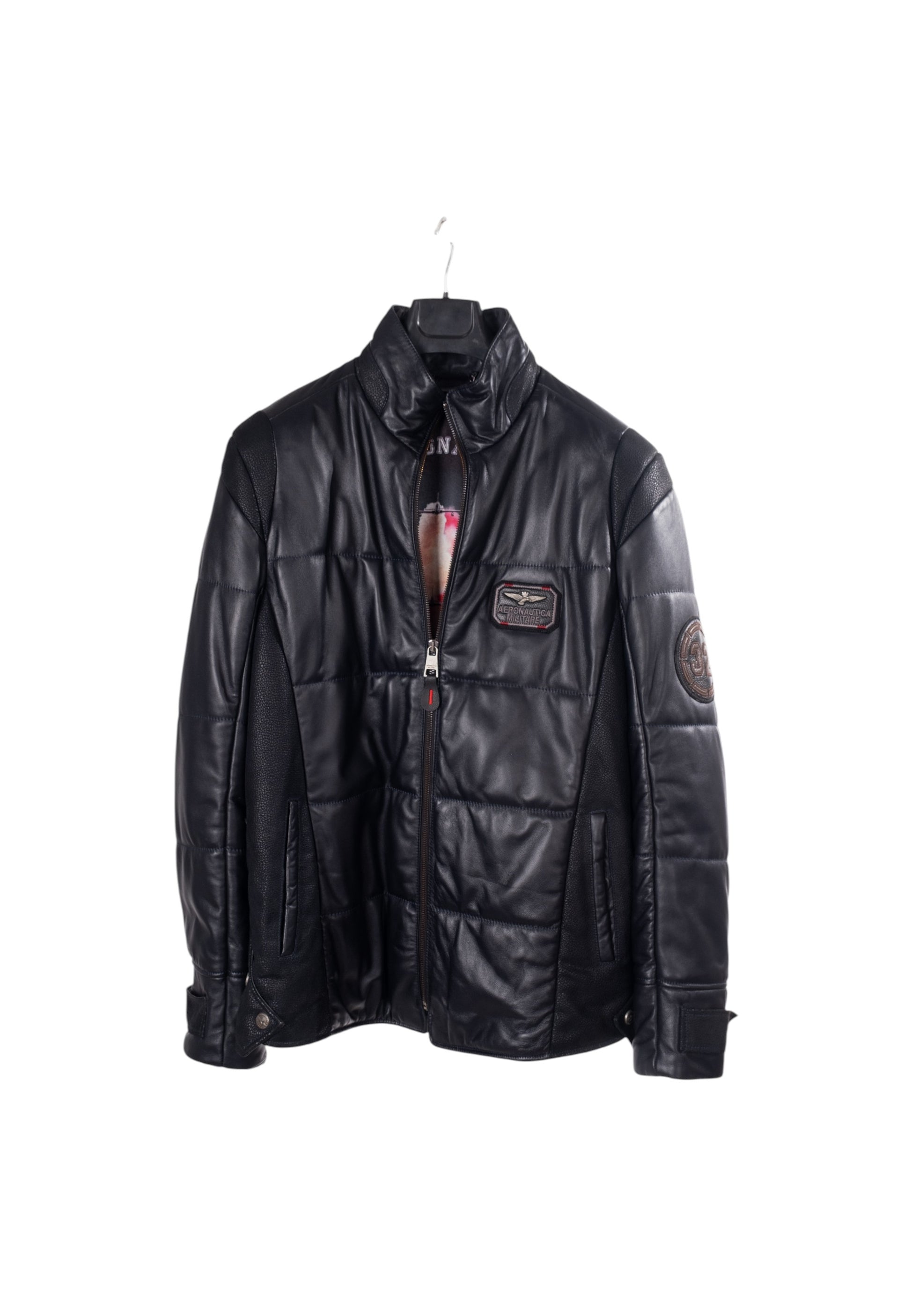 Siyah Yanı Çıtçıtlı Erkek Deri Ceket Style 200-4051