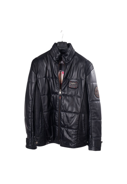 Siyah Yanı Çıtçıtlı Erkek Deri Ceket Style 200-4051