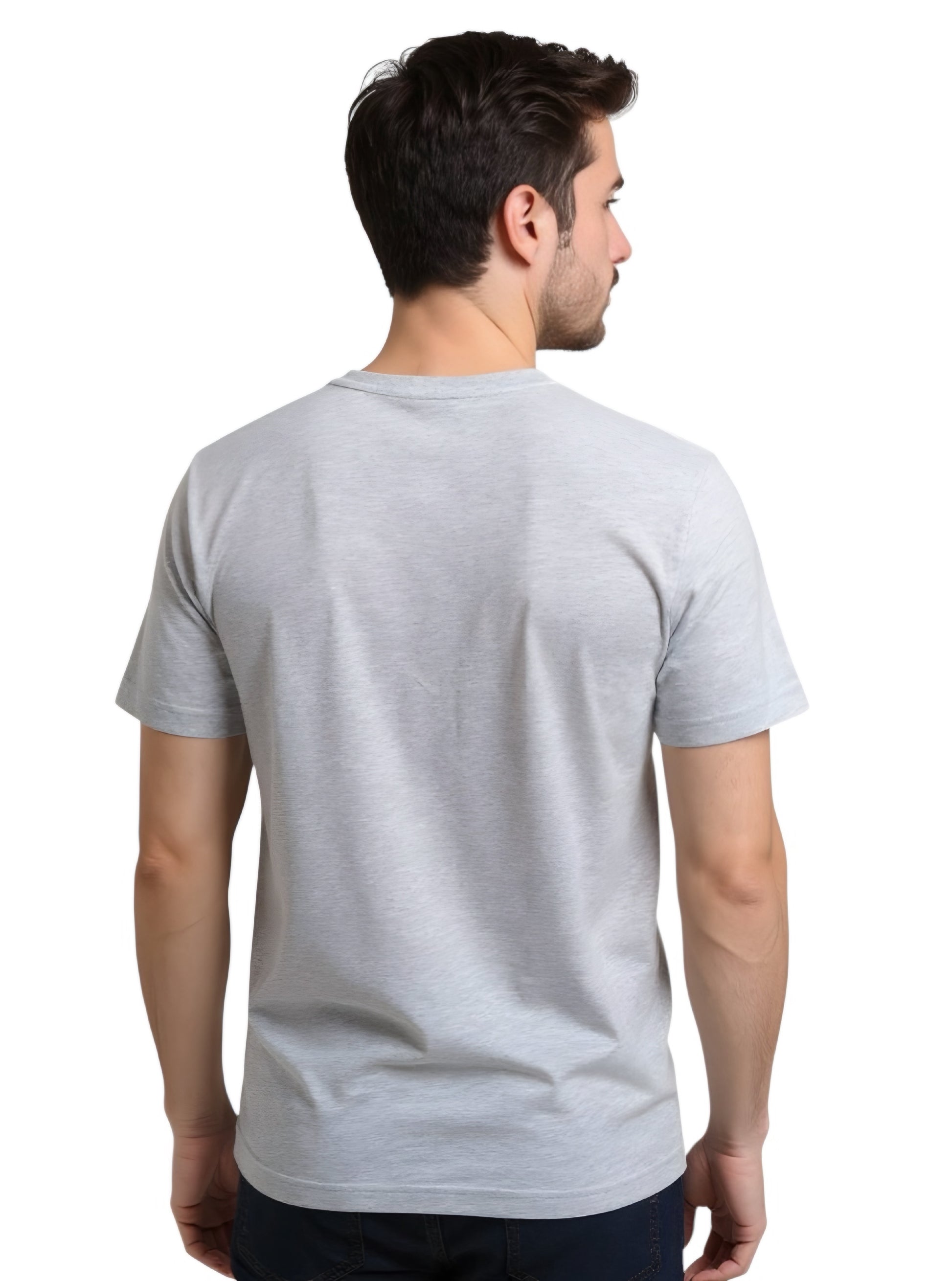 Toskana Design Gri Renk T-Shirt T4003