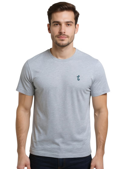 Toskana Design Gri Renk T-Shirt T4003