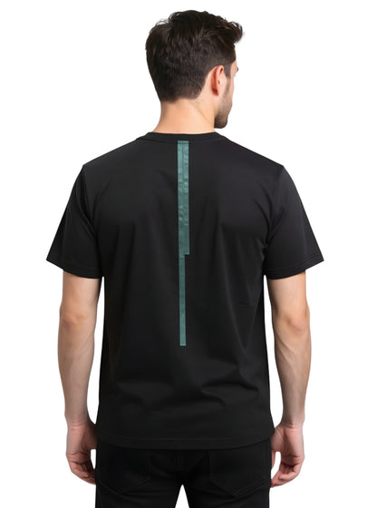 Deri Pamuk,Toskana Design Siyah Renk T-Shirt T-4006