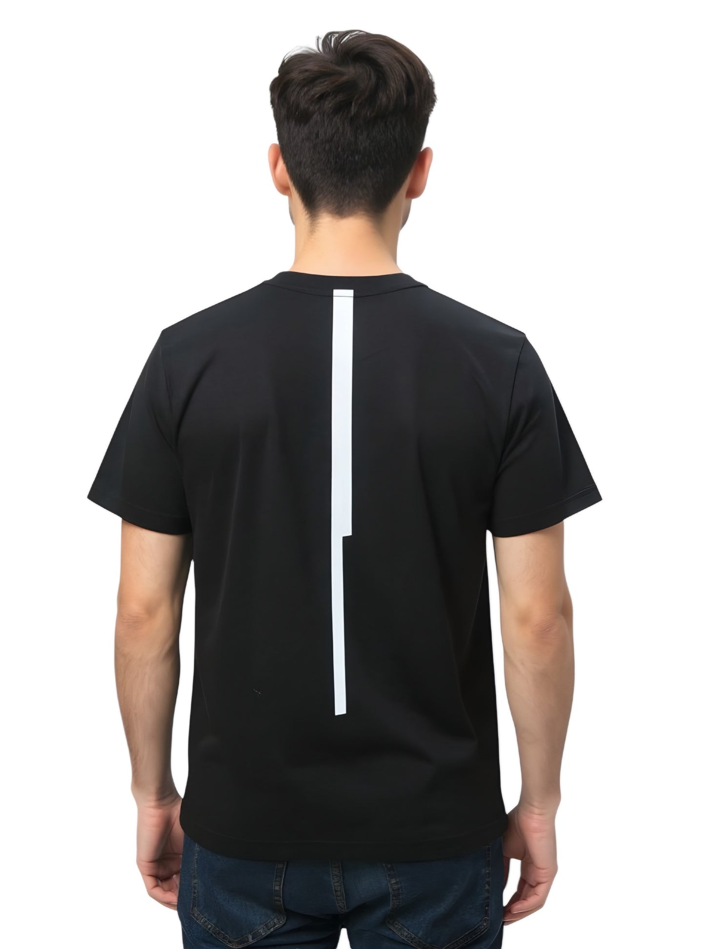 Deri Pamuk,Toskana Design Siyah Renk T-Shirt  T4005