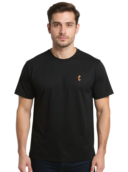 Deri Pamuk,Toskana Design Siyah Renk T-Shirt  T 4007