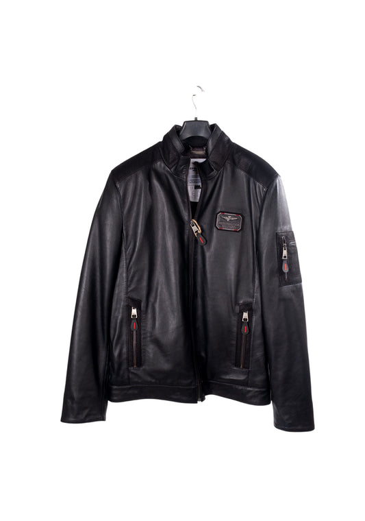 Toskana Design Siyah Kolu Cepli Erkek Deri Ceket  Style 200-4046