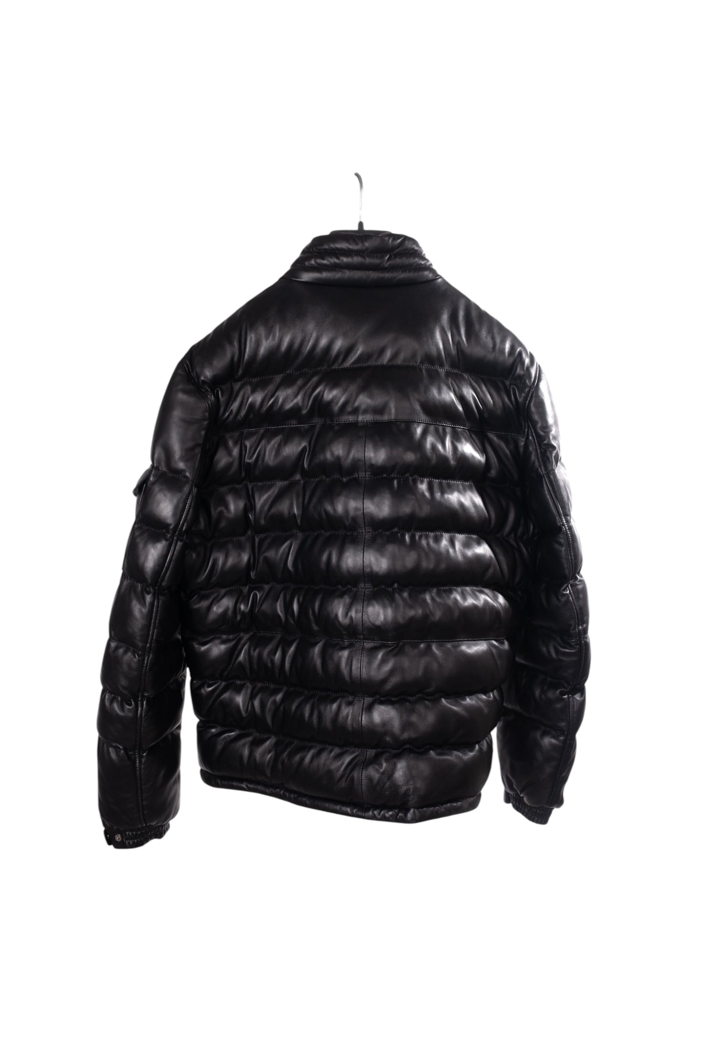 Toskana Design Siyah Erkek Puffer Deri Kaban  Style 200-4059