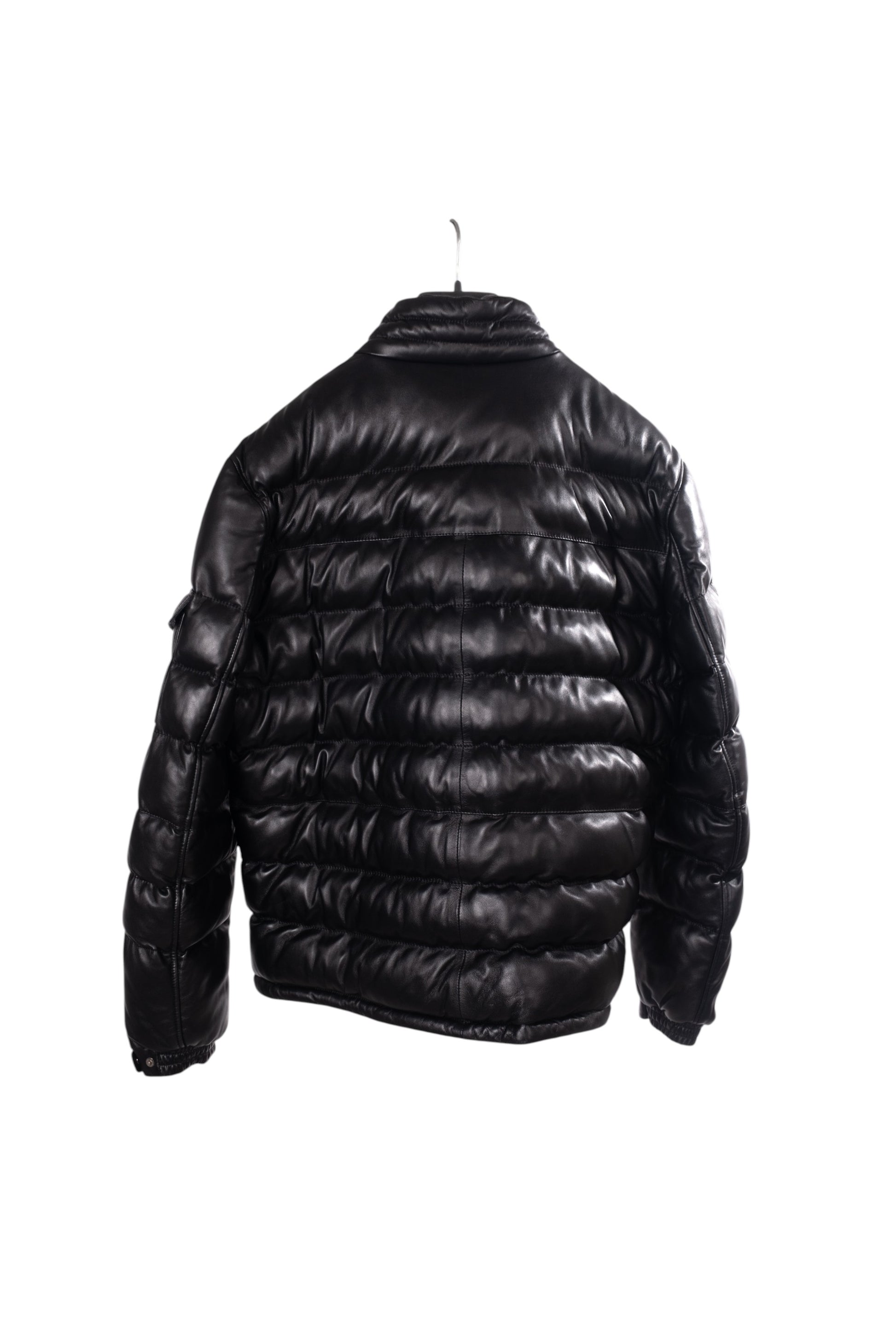 Toskana Design Siyah Erkek Puffer Deri Kaban  Style 200-4059