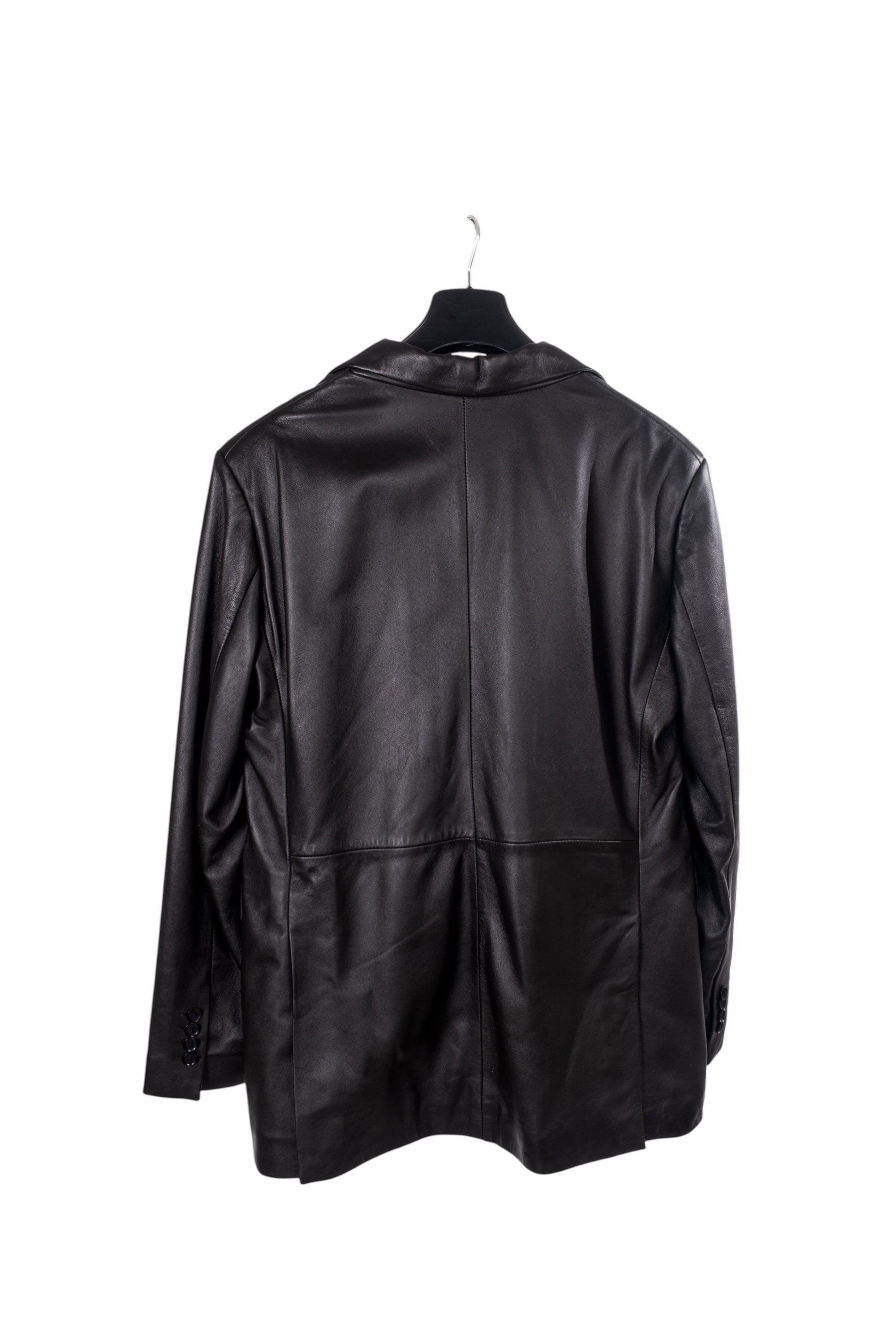 Toskana Design Siyah Erkek Blazer Deri Ceket Style 200-4086