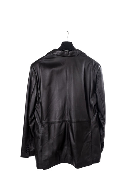 Toskana Design Siyah Erkek Blazer Deri Ceket Style 200-4086