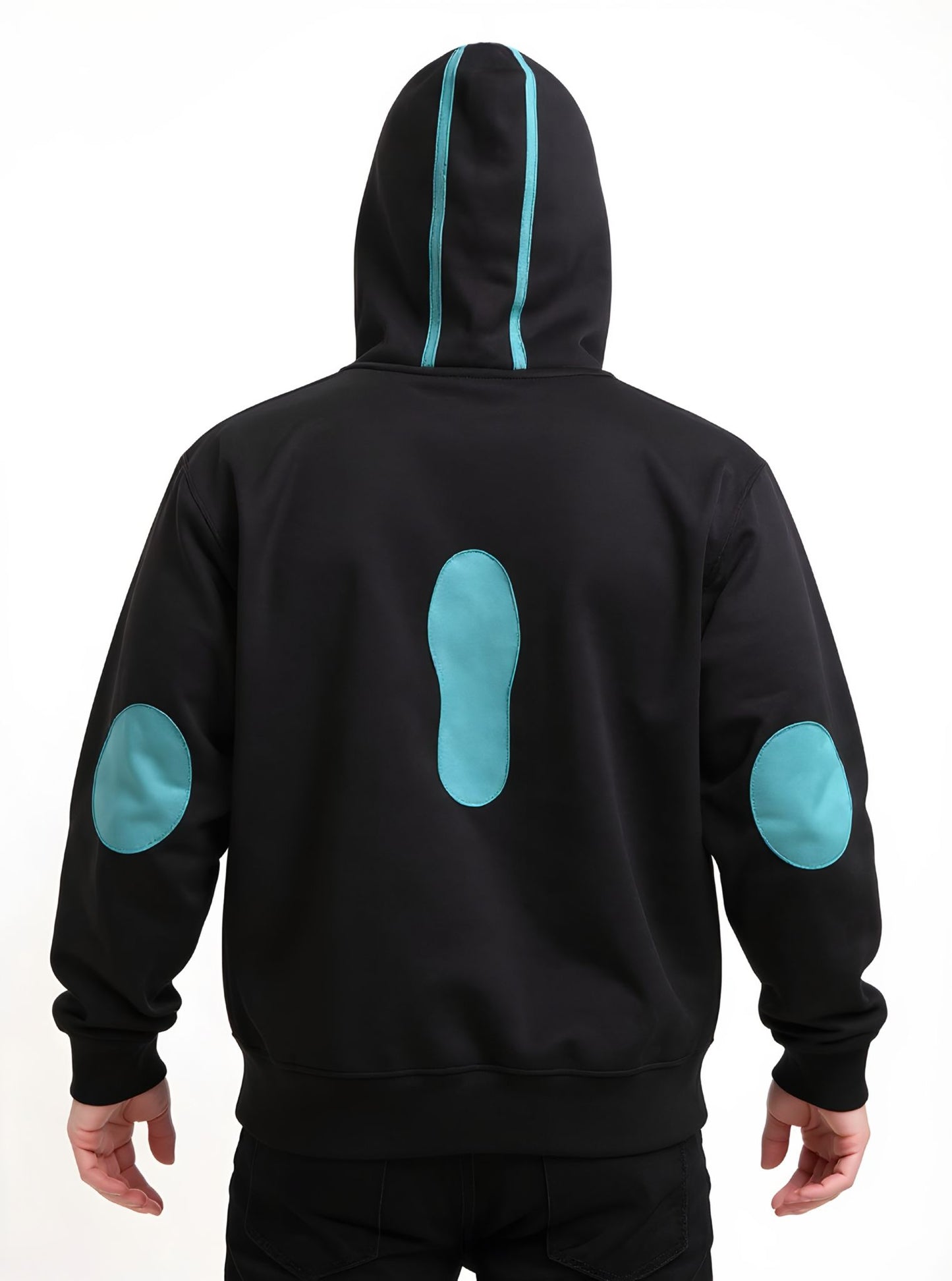 toskana design deri detaylı swearshirt