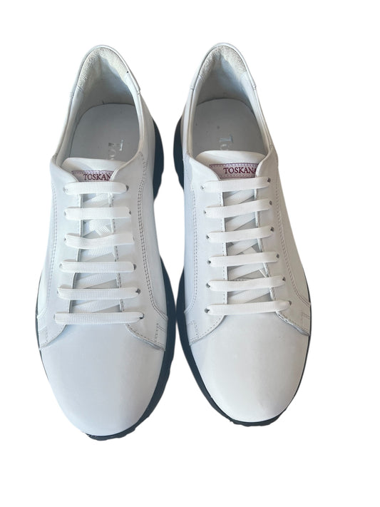 beyaz renk erkek sneaker toskana design
