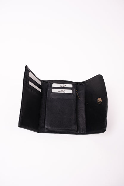Shiny Leather Multi-Purpose Women's Wallet Style 15304/Black