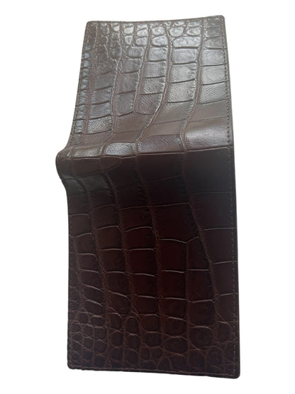 Toskana  Design Kahverenği Timsah Derisi Cüzdan