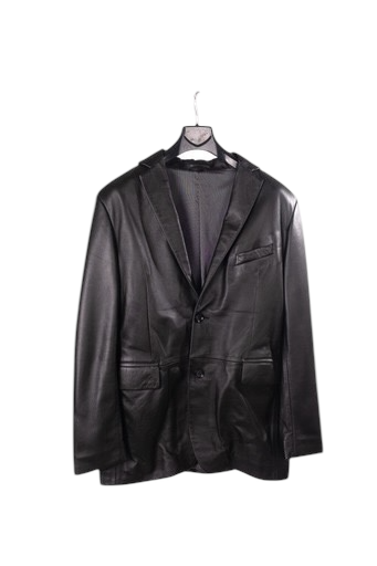 Toskana Design Siyah Erkek Blazer Deri Ceket Style 200-4086