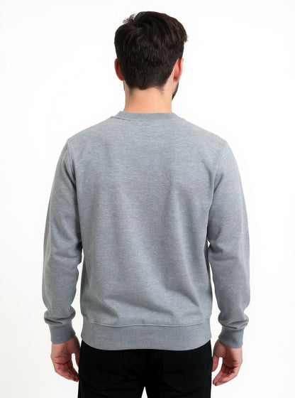 Deri-Pamuk Siyah Renk Deri Gri Pamuk ,Soft Sweatshirt,Toskana Design