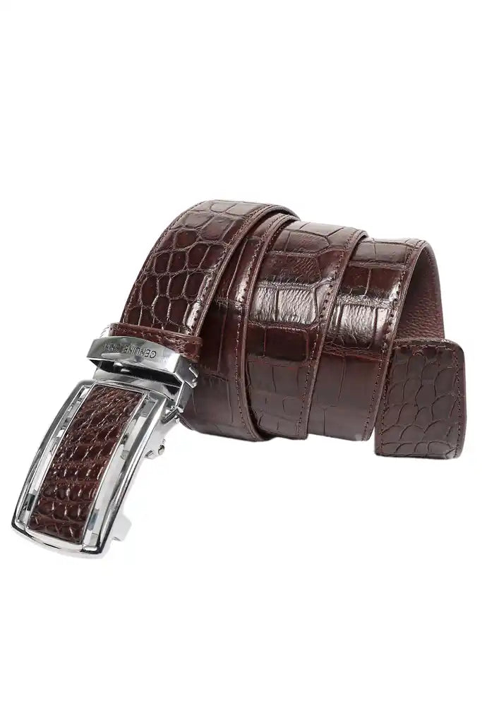 Toskana Design Kahverenği Timsah Derisi Erkek Kemer 300-7001        İndirilmiş Fiyatı 23.922TL