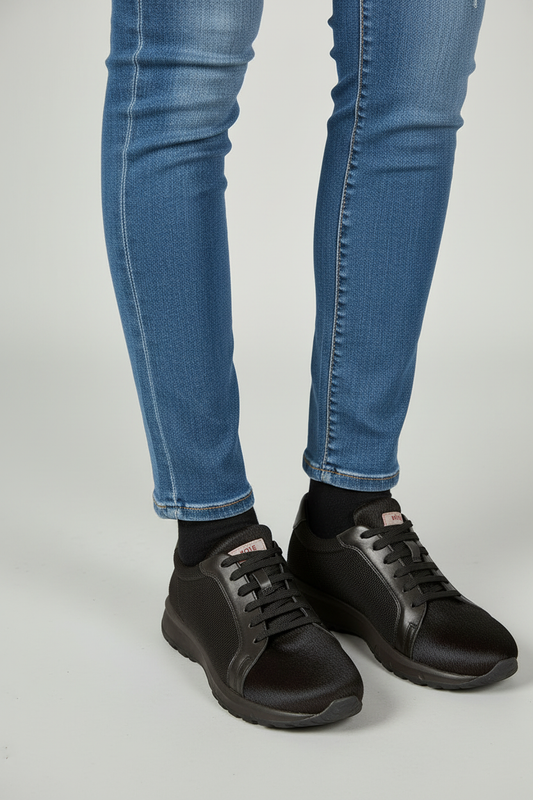 Kahverengi Sneaker Jean Pantolonla