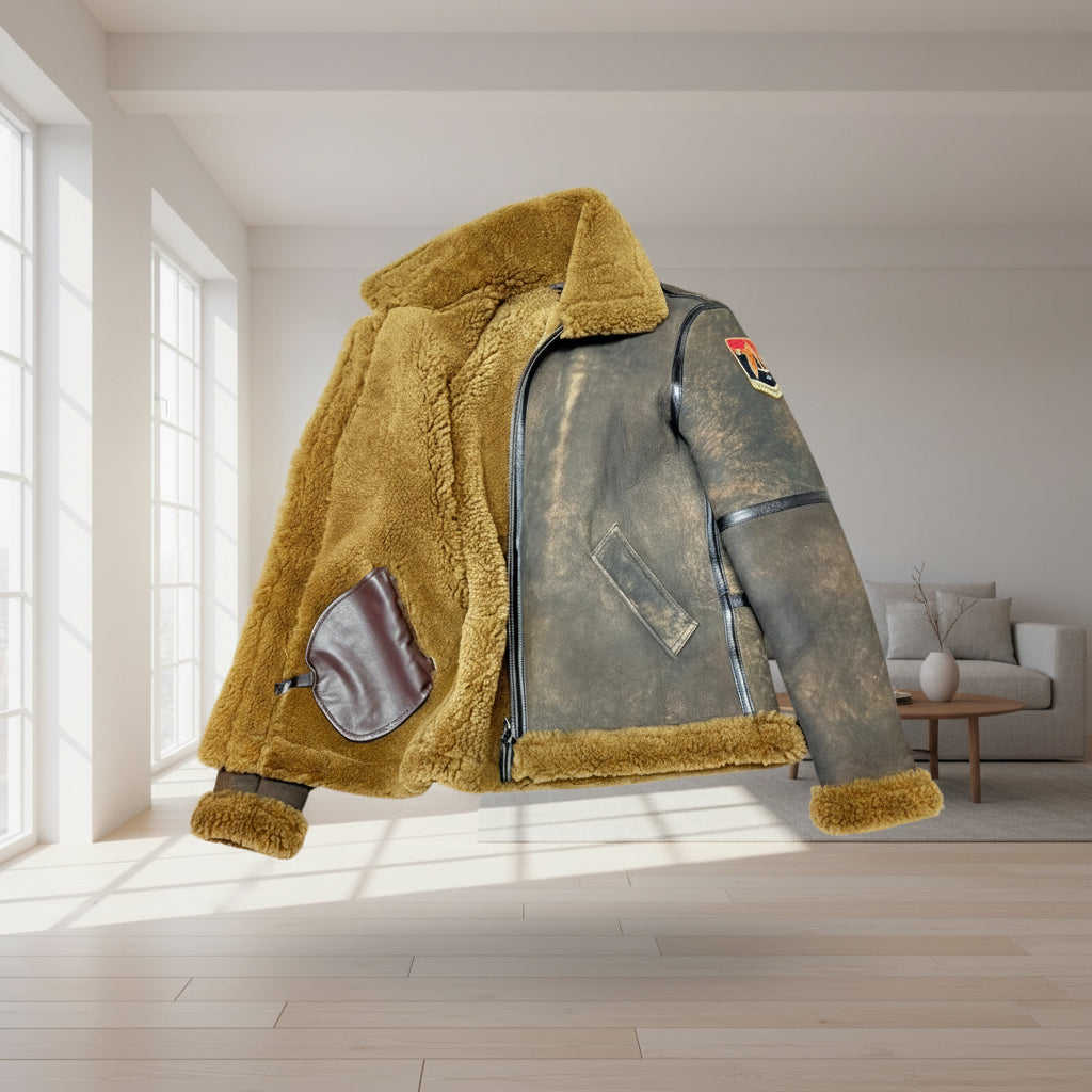 kürk shearling sheeoskin ceket