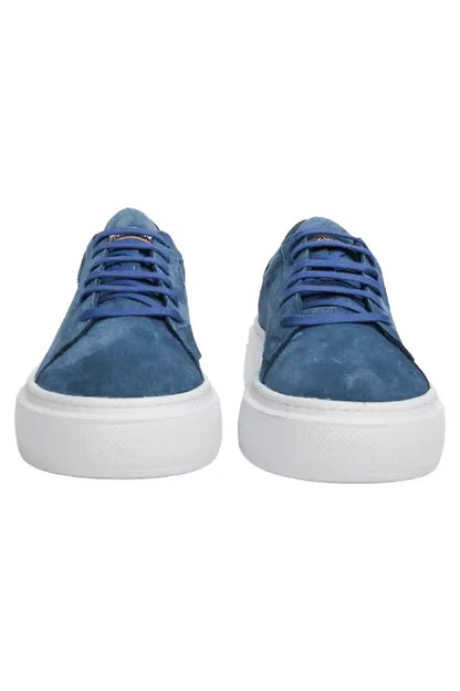 Toskana design  erkek mavi süet  sneaker