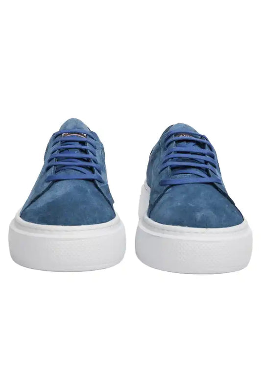 Toskana design  erkek mavi süet  sneaker